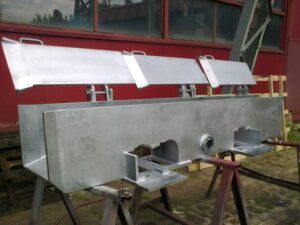 koryto prowadzące dla przemysłu hutniczego